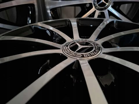4x Alufelge 17 Zoll 6.5" 5x112 44ET Glanz Schwarz A1774010300 Mercedes-Benz Gla FEL2714201343wx