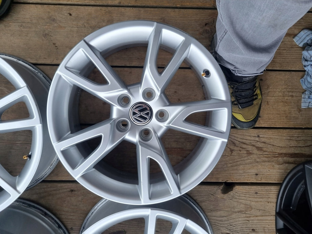 4x Alufelge 17 Zoll 6.5" 5x112 33ET Glanz 8U0071497 Audi Super Rim Wheel FEL1475345541kc