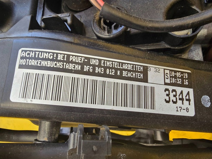 Motor VW Tiguan Allspace DFG 2.0 TDI Diesel Engine Komplett MOT5908359175bk
