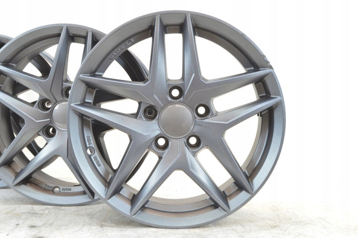4x Alufelge 16 Zoll 6.5" 5x112 44ET Matt Grau 65644112566 Audi I Rim Wheel FEL5122308876dx