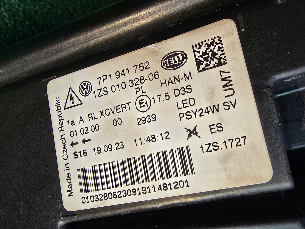 Frontscheinwerfer VW Touareg 7P1941752 Bi-Xenon Rechts Scheinwerfer Headlight SCH4177375128zh