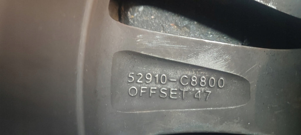 1x Alufelge 15 Zoll 6.0" 4x100 47ET Glanz Grau 52910-C8800 Hyundai I20 II Mg FEL8334400716nx