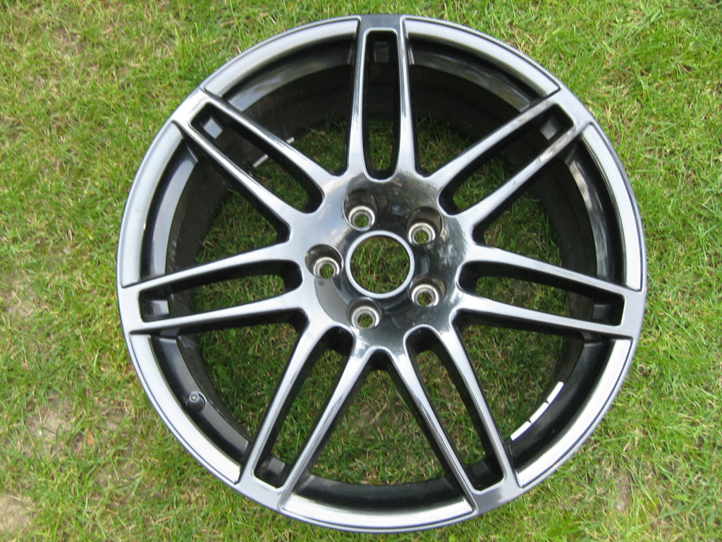 1x Alufelge 19 Zoll 8.5" 5x112 45ET Glanz Schwarz 4G0601025BR Audi C7 Rim Wheel FEL4801341052xu