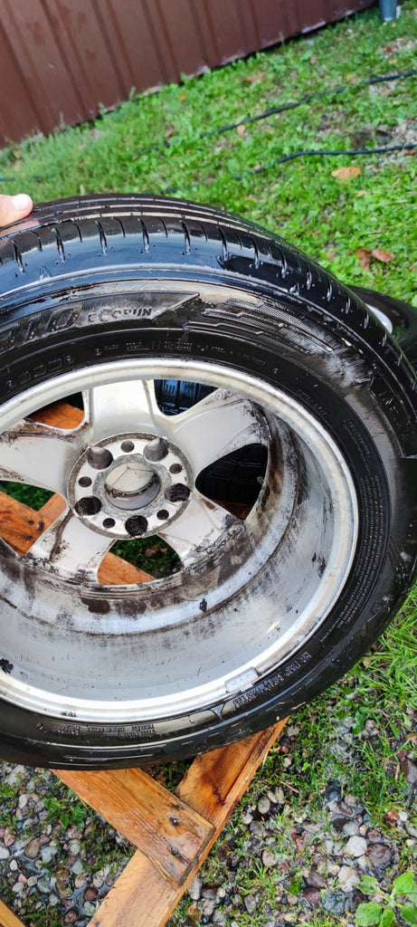 1x Alufelge 16 Zoll 7.5" 5x112 42ET Glanz Silber A2114014502 Mercedes-Benz W211