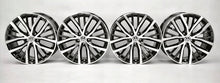 Laden Sie das Bild in den Galerie-Viewer, 4x Alufelge 17 Zoll 7.5" 5x100 44ET Glanz Schwarz 6C0601025K VW Polo Rim Wheel FEL1672899425mt