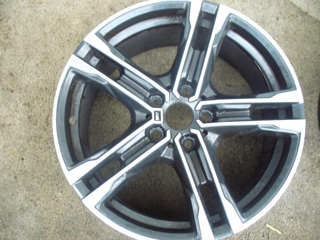 1x Alufelge 18 Zoll 8.0" 5x112 57ET Glanz Schwarz BMW 1 F40 Mg Rim Wheel FEL8211097023wj