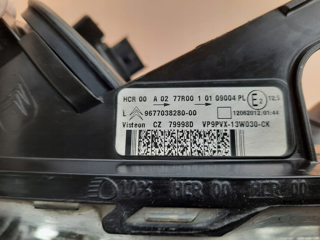 Frontscheinwerfer Citroën C3 II 9677038280 Links Scheinwerfer Headlight