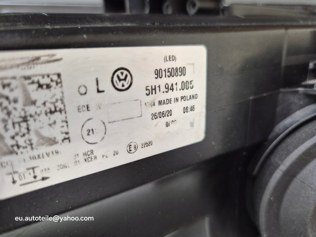 Frontscheinwerfer VW Golf VIII 5H1941005 5H1941006 LED Ein Satz Headlight SCH8418412342ps