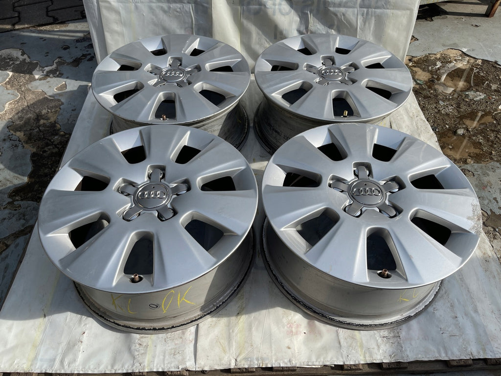 4x Alufelge 15 Zoll 6.0" 5x112 47ET Glanz Silber 8P0601025BP Audi Rim Wheel