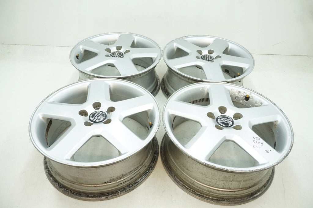 1x Alufelge 17 Zoll 7.0" 5x108 52 5ET Glanz Silber 30647089 Volvo S40 Ii