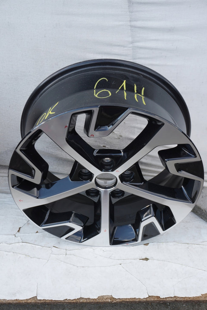 1x Alufelge 18 Zoll 7.5" 5x114.3 51ET Glanz Schwarz 52910-R2220 Kia I Rim Wheel FEL4628203308sx