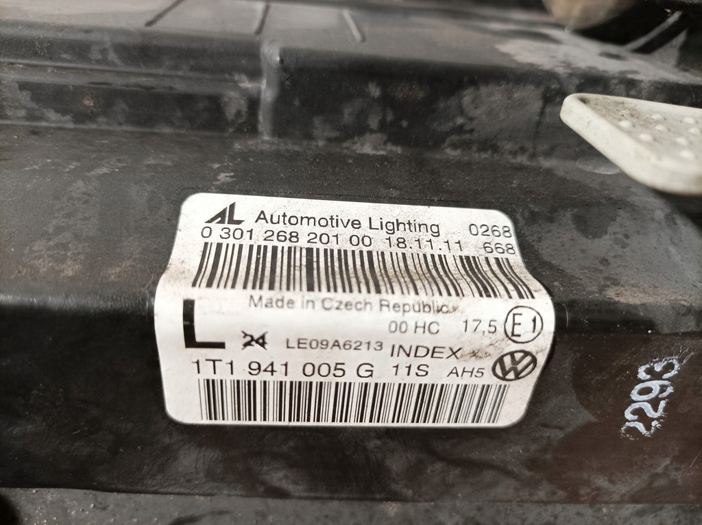 Frontscheinwerfer VW Touran 1T1941005G Halogen Links Scheinwerfer Headlight