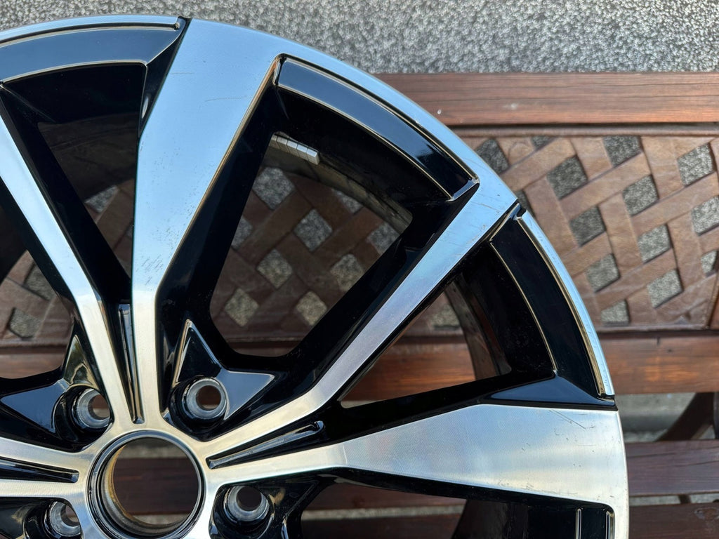 1x Alufelge 19 Zoll 8.0" 5x112 47ET Glanz Schwarz 2GA601025AK VW T-Roc Rim Wheel FEL9571501663jt