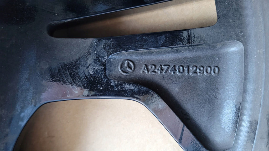 1x Alufelge 18 Zoll 7.5" 5x112 53ET Glanz Schwarz A2474012900 Mercedes-Benz W247 FEL8954165083vw