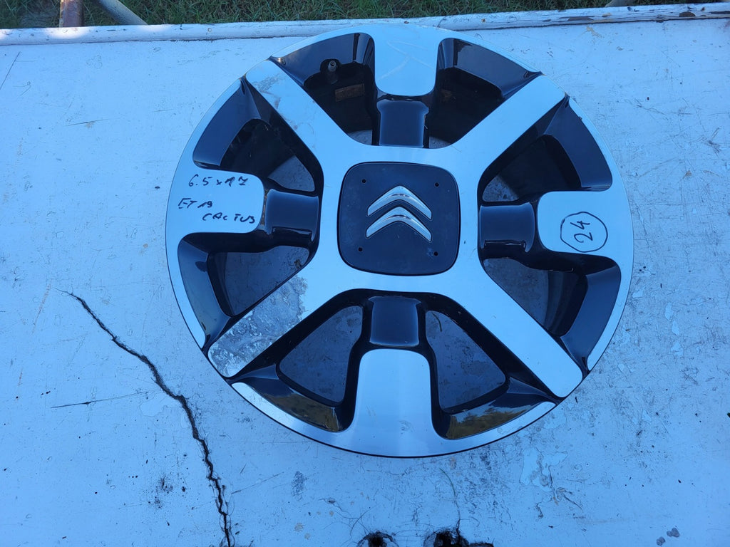 1x Alufelge 17 Zoll 6.5" 4x108 19ET 9800494077 Citroën C4 Picasso Cactus FEL4495823100cr
