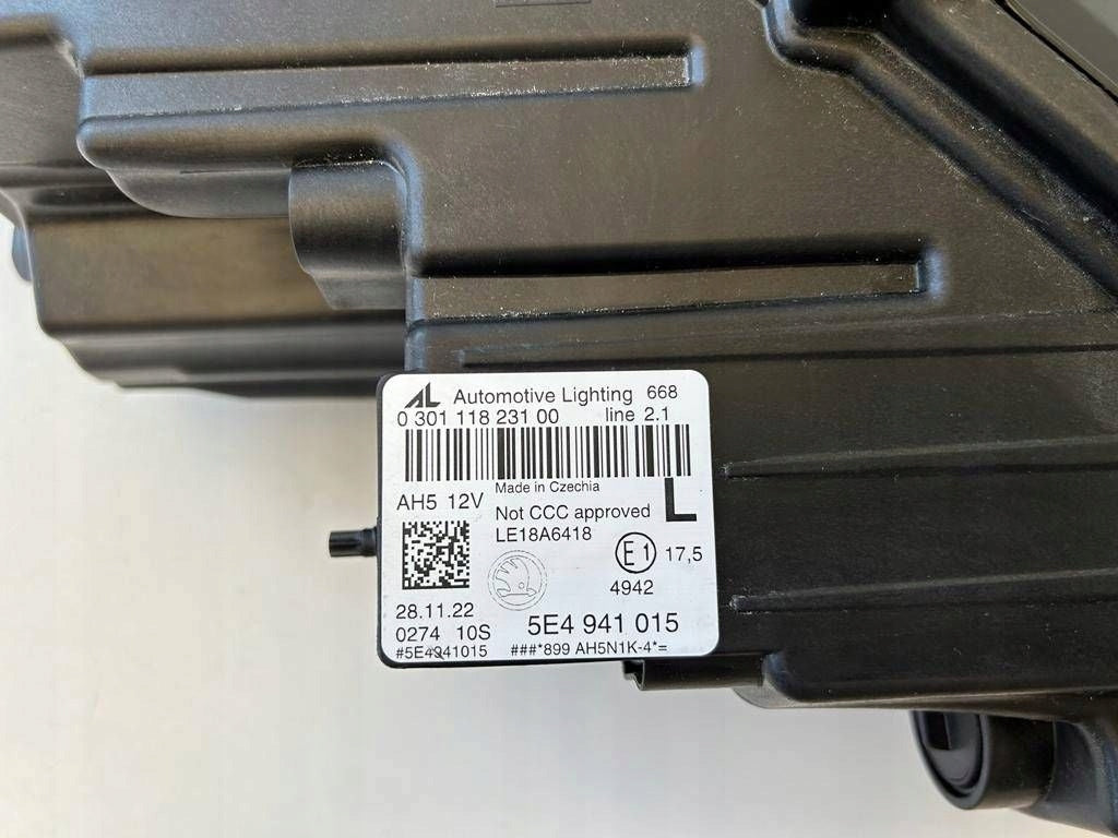 Frontscheinwerfer Skoda Octavia IV 5E4941015 Links Scheinwerfer Headlight SCH9134505732tk