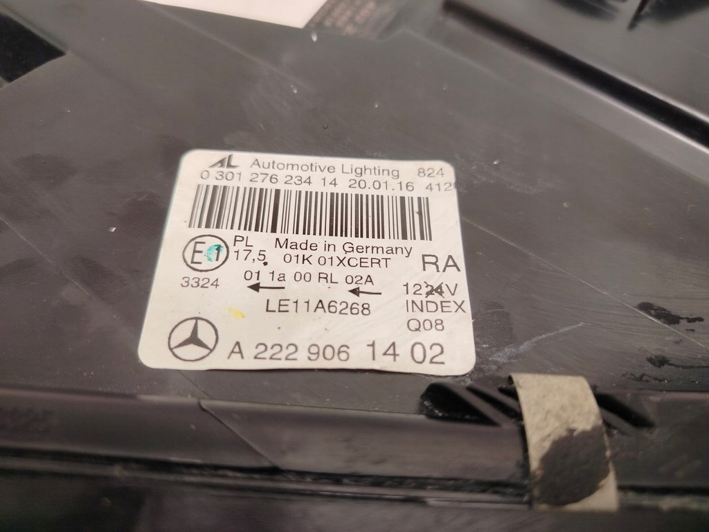 Frontscheinwerfer Mercedes-Benz W222 A2229061402 Rechts Scheinwerfer Headlight SCH3659481652zz