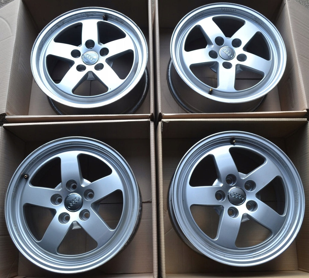 4x Alufelge 16 Zoll 7.0" 5x112 35ET Glanz Silber 8W0601025 Audi A6 A4 Rim Wheel