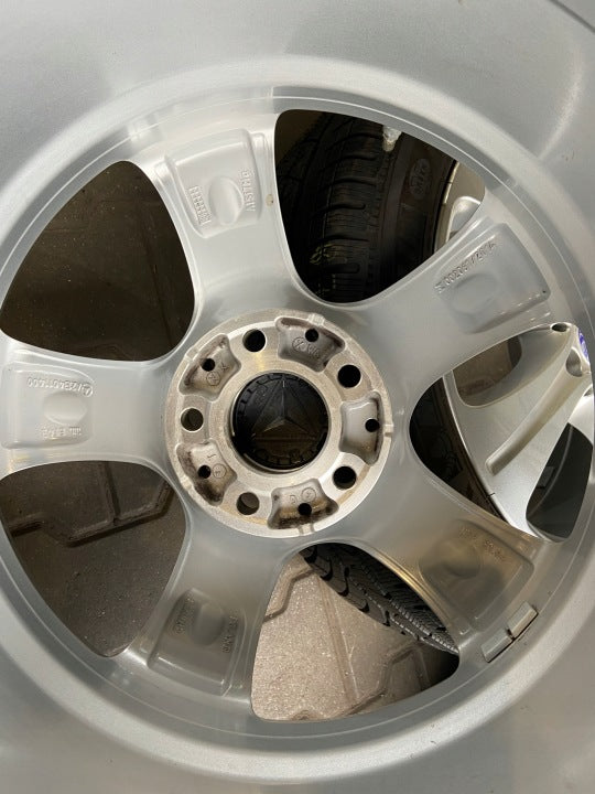 4x Alufelge 18 Zoll 8.0" 5x112 43ET Glanz Silber A2134011400 Mercedes-Benz FEL4162229949xu