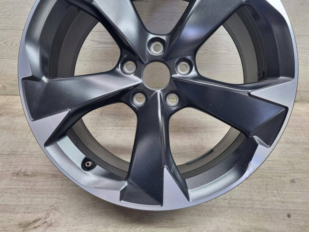 1x Alufelge 18 Zoll 7.5" 5x112 46ET Glanz Schwarz 5FA601025H Seat Leon Rim Wheel FEL6297678915ek