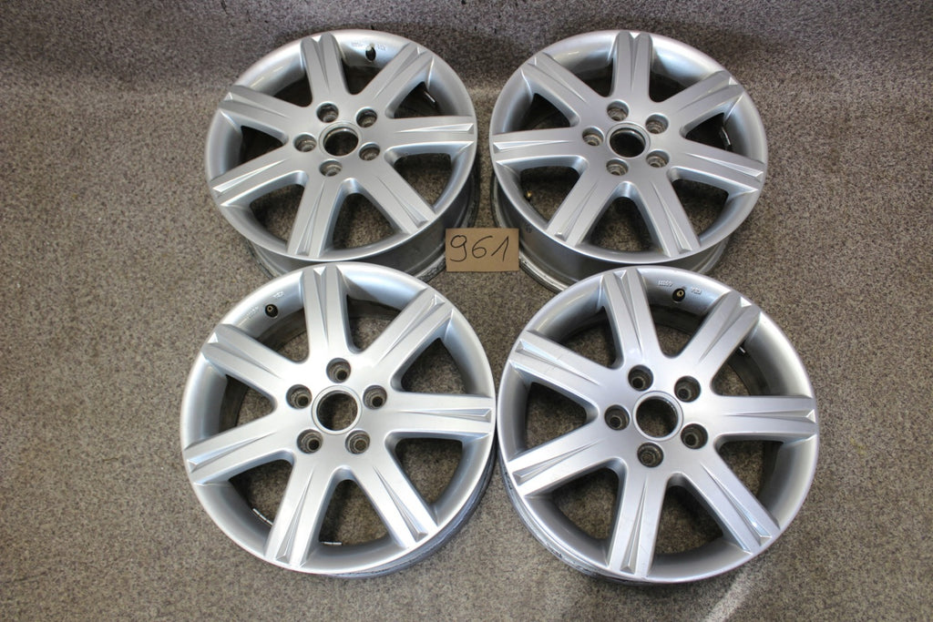 4x Alufelge 16 Zoll 6.0" 5x112 50ET Silber 8P0071496666 Audi A4 A3 Rim Wheel FEL7856299268cm