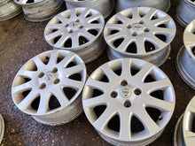 Load image into Gallery viewer, 4x Alufelge 16 Zoll 6.0" 4x114.3 45ET Glanz Silber Nissan I Rim Wheel FEL7562741986ms