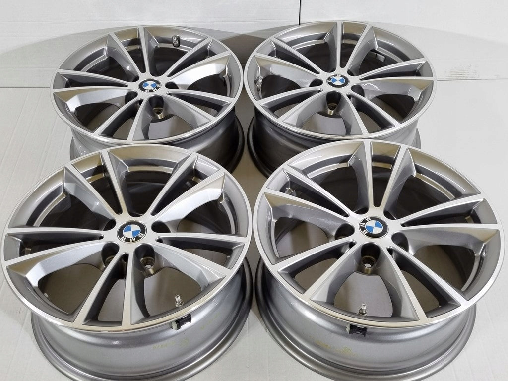 1x Alufelge 17 Zoll 7.5" 5x112 27ET Glanz Graphit BMW G31 G30 Rim Wheel FEL7242730095vm
