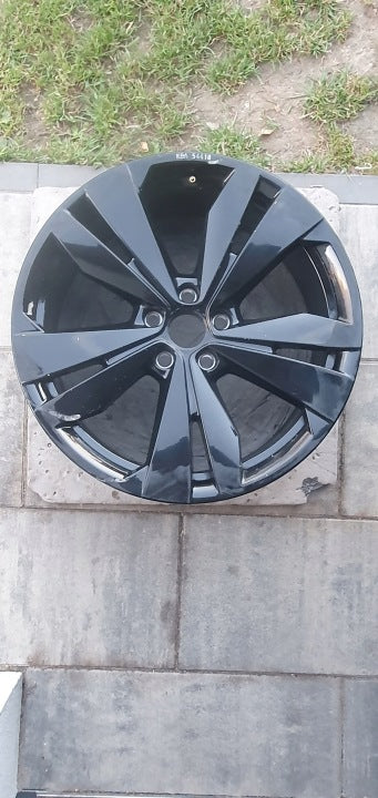 1x Alufelge 19 Zoll 8.5" 5x112 42ET Glanz Schwarz 14B601025AE VW I Rim Wheel FEL6992955684wj
