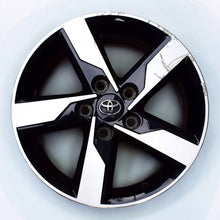 Laden Sie das Bild in den Galerie-Viewer, 1x Alufelge 16 Zoll 6.5&quot; 5x114.3 45ET Glanz Schwarz Toyota Corolla Avensis