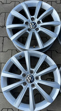 Laden Sie das Bild in den Galerie-Viewer, 4x Alufelge 17 Zoll 6.5" 5x112 38ET Glanz Silber 5NA071497A VW I Rim Wheel FEL6466747120jc