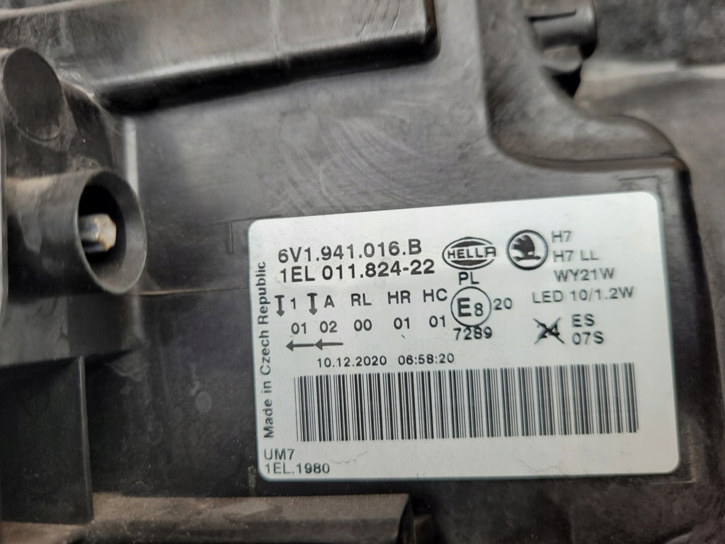 Frontscheinwerfer Skoda Fabia I 6V1941016B Rechts Scheinwerfer Headlight SCH6449256828am