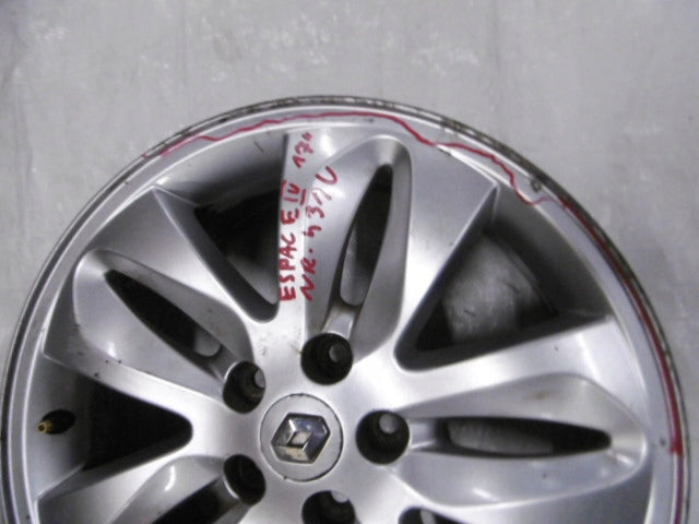 1x Alufelge 17 Zoll 7.0" 5x108 Renault Espace Iv Rim Wheel