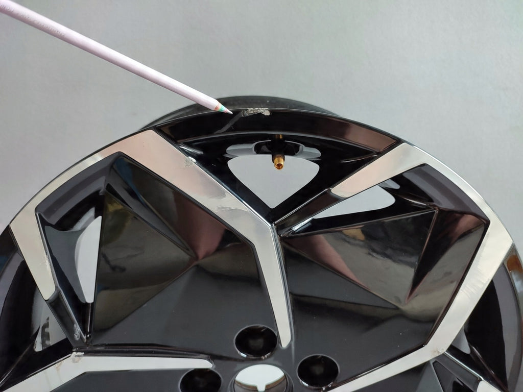 1x Alufelge 19 Zoll 7.5" 5x114.3 49,5ET Glanz Schwarz 52910-GI130 Hyundai Ioniq