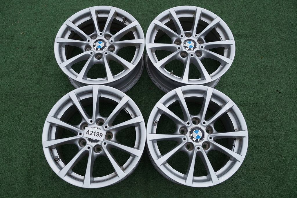 4x Alufelge 16 Zoll 7.0" 5x120 31ET Glanz Silber 6796236 BMW F36 3 F30 F31 FEL4413249003kg