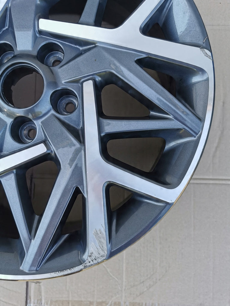 1x Alufelge 18 Zoll 7.5" 5x114.3 50ET Glanz Graphit 52910-CM300 Hyundai Kona Mg