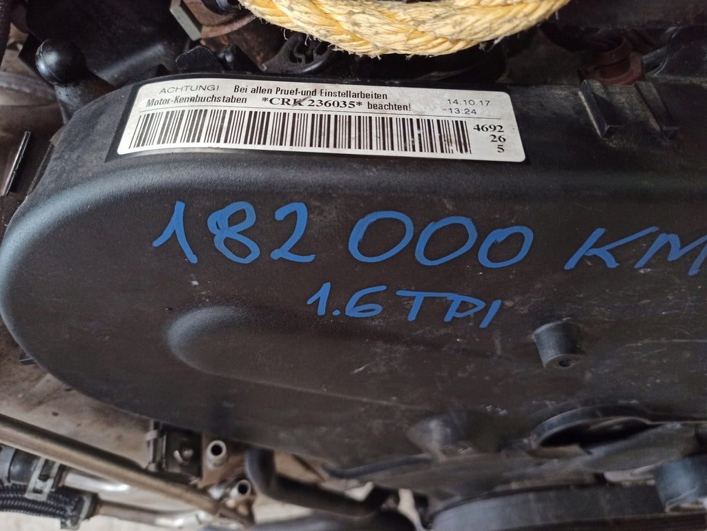 Motor Audi VW A3 Golf VII CRK 1.6 TDI 182TKm 2017 Diesel Engine Komplett