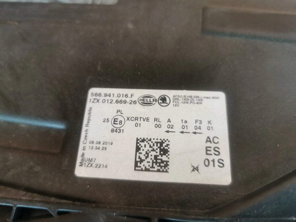 Frontscheinwerfer Skoda Kodiaq 56694016F Rechts Scheinwerfer Headlight SCH9335891699ye