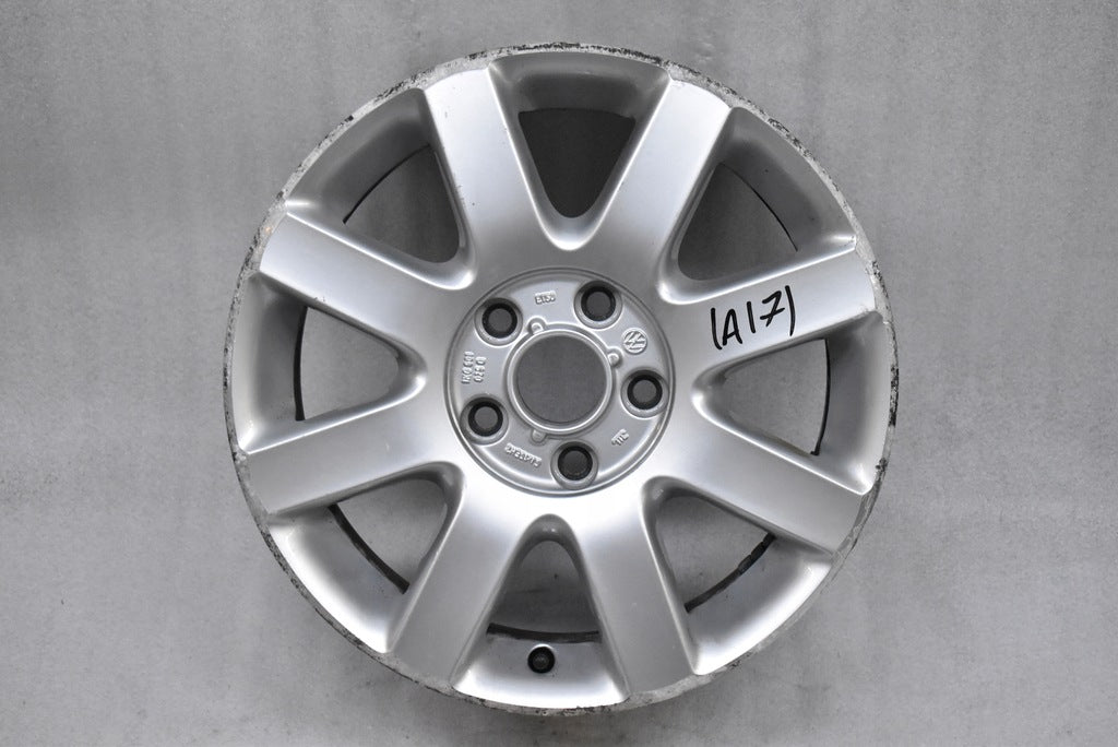 1x Alufelge 16 Zoll 6.0" 5x112 50ET Glanz Silber 1K0601025Q VW Golf Rim Wheel FEL1902254305jc