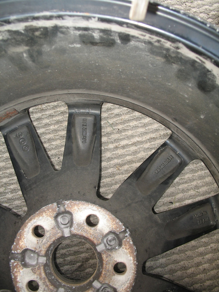 1x Alufelge 18 Zoll 8.0" 5x112 41ET Glanz Schwarz 1K8601025M VW Scirocco FEL8125498232kg