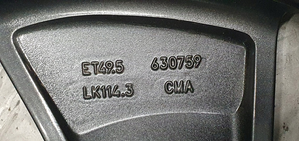 1x Alufelge 19 Zoll 7.5" 5x114.3 49 5ET Matt Grau GI400ADE09 Hyundai Ioniq 5 FEL7738678595bd