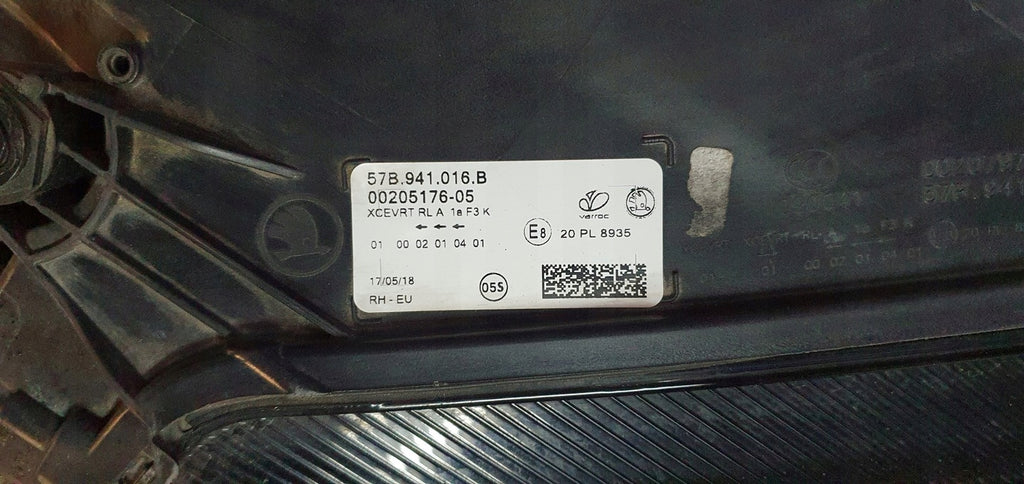 Frontscheinwerfer Skoda Karoq 57B941016B LED Rechts Scheinwerfer Headlight SCH4281913959xq