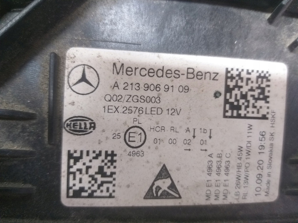 Frontscheinwerfer Mercedes-Benz W213 A2139069109 Links Scheinwerfer Headlight SCH6426322904cb
