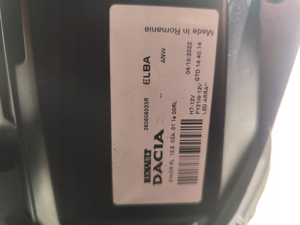 Frontscheinwerfer Dacia Sandero III 260606033R Links Scheinwerfer Headlight SCH3686931430zf