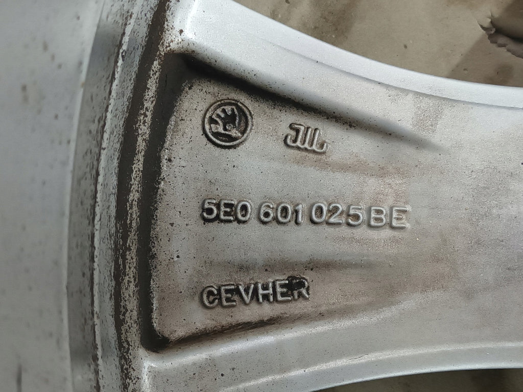 1x Alufelge 16 Zoll 6.5" 5x112 46ET 5E0601025BE Skoda Octavia Iii Rim Wheel FEL8826484047ta