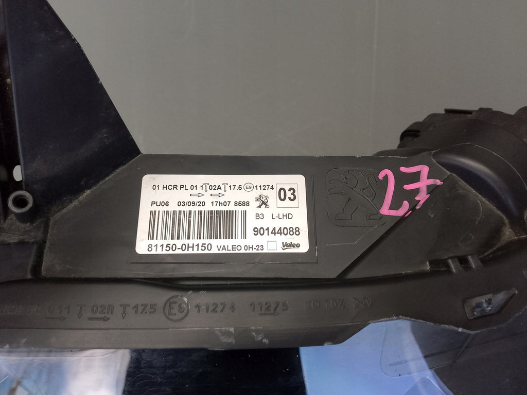 Frontscheinwerfer Peugeot 108 90144088 81150-0H150 Links Scheinwerfer Headlight