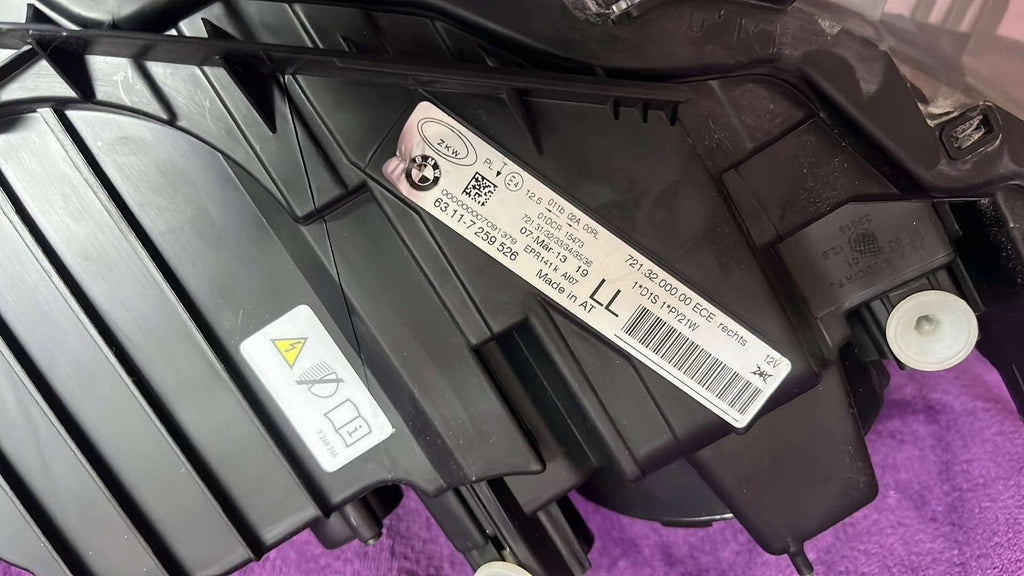 Frontscheinwerfer BMW F30 7259526 Xenon Rechts Scheinwerfer Headlight