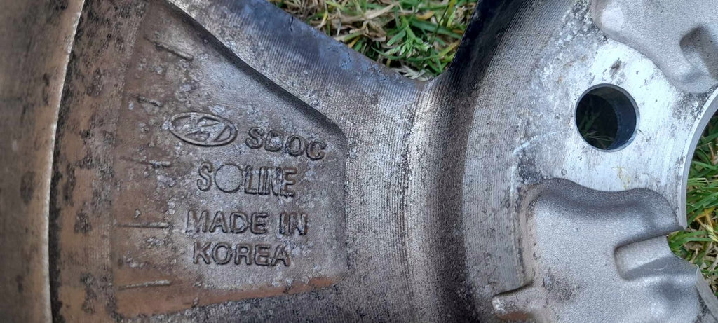 1x Alufelge 15 Zoll 6.0" 5x114.3 46ET Glanz Schwarz 52910-G2100 Hyundai I30 Ceed