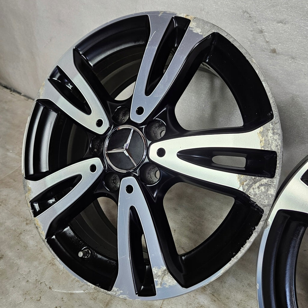 4x Alufelge 16 Zoll 6.5" 5x112 49ET A2464010000 Mercedes-Benz W177 W246 FEL2271772567rc