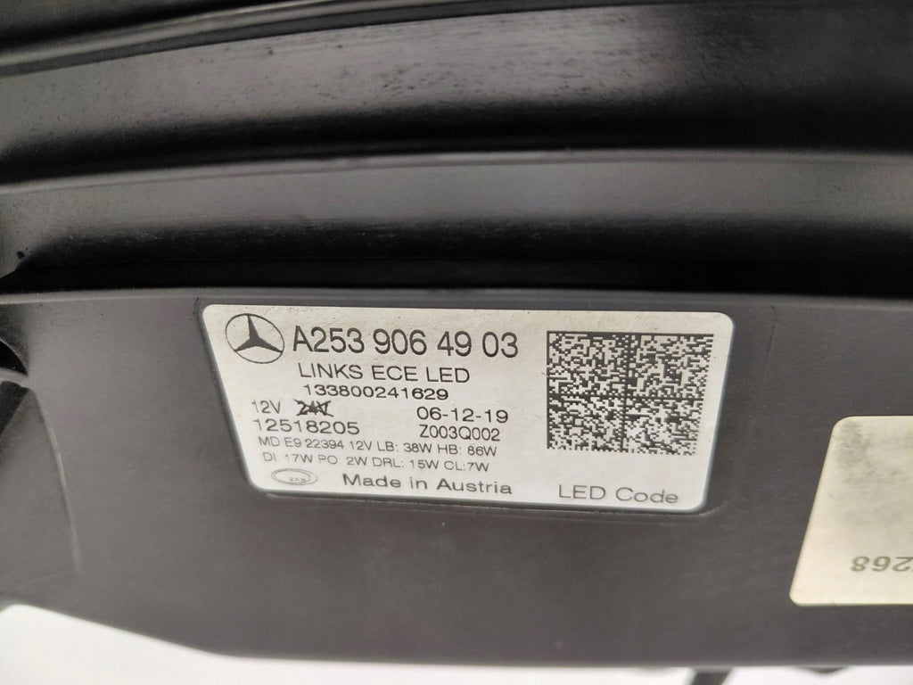 Frontscheinwerfer Mercedes-Benz Glc A2539065003 A2539064903 Ein Satz Headlight SCH1529450111we