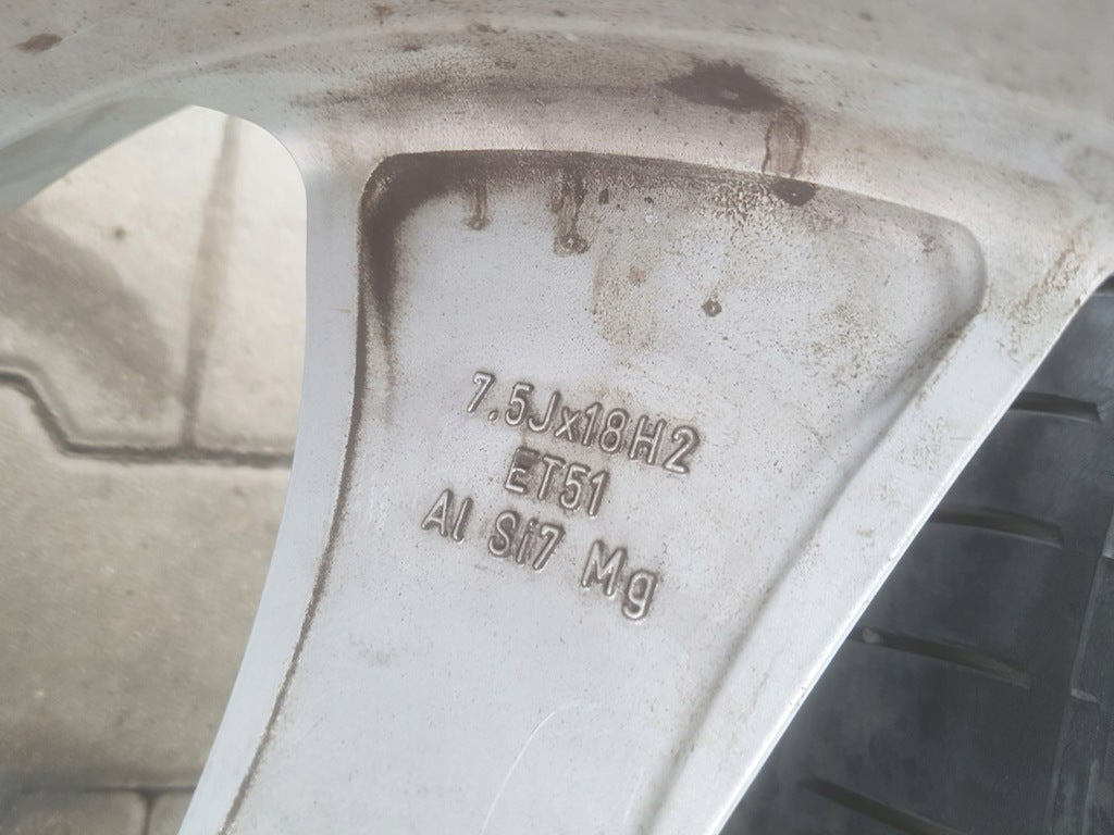 1x Alufelge 18 Zoll 7.5" 5x112 8V0601025A Audi A3 Rim Wheel FEL4486850037yu